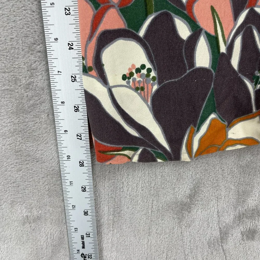 Justin McCarty Vintage Floral Print Super Wide Leg 70s Palazzo Pants - Picture 15 of 16